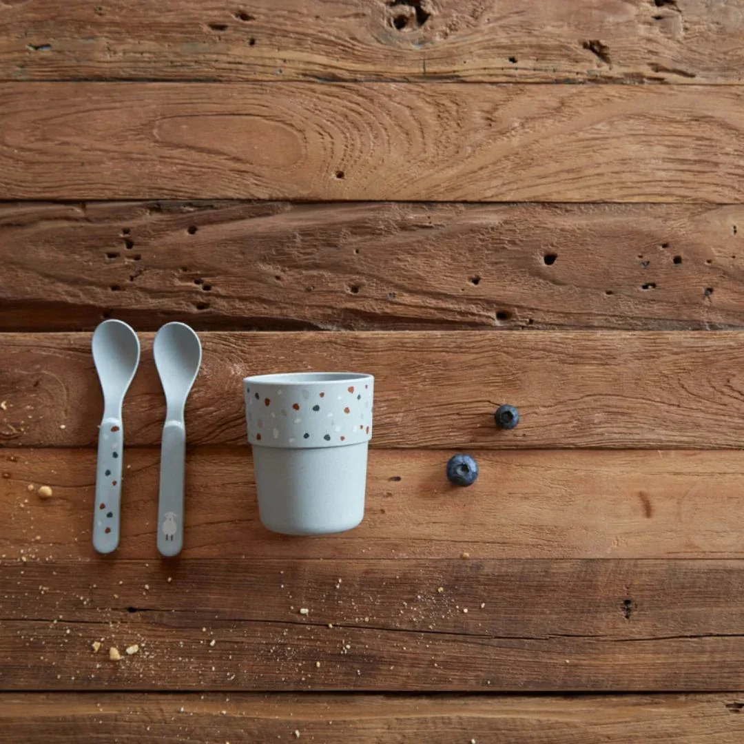 Lässig® Spoon 4 pc Tiny Farmer Sheep Blue - Image 2
