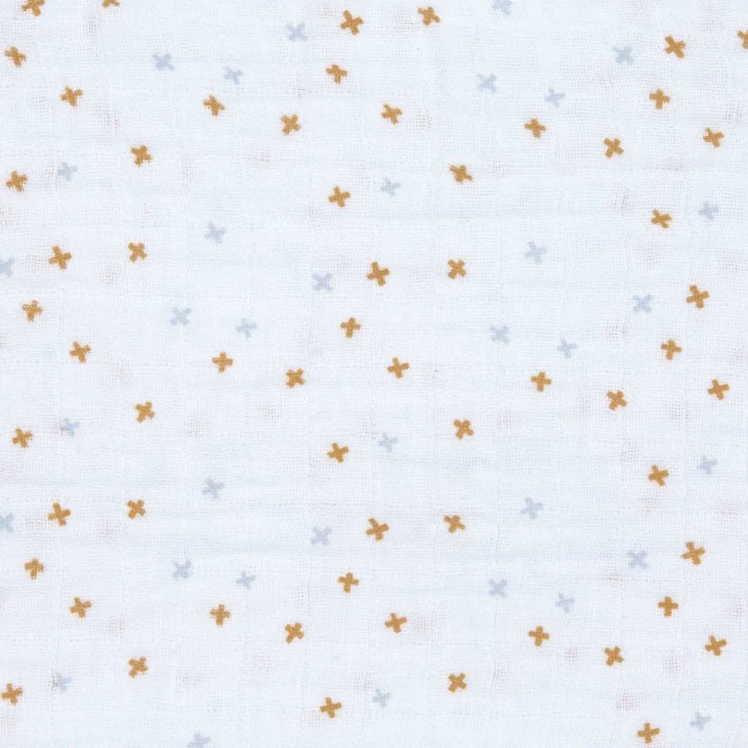 Lässig® Swaddle 3 pcs 85x85 Little Mateys Royal Blue - Image 3