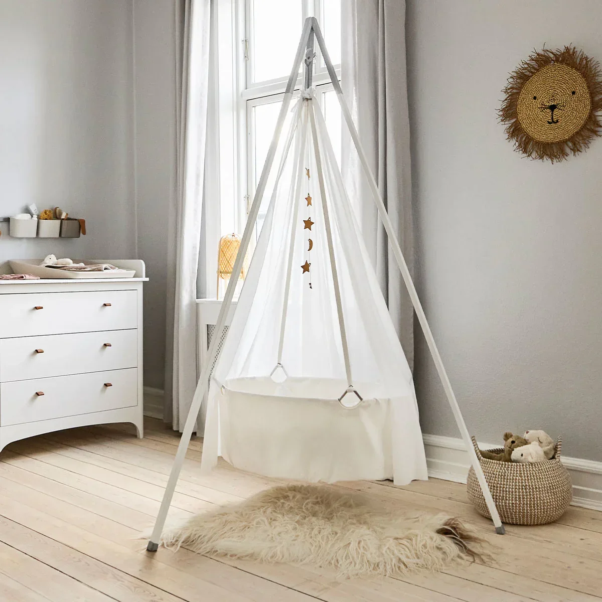 Leander® Cradle incl. mattress White - Image 3