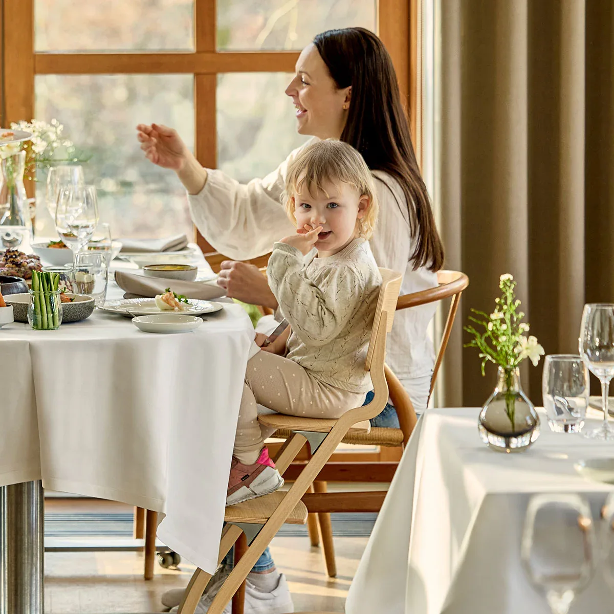 Leander® Highchair Louie™ wo. Safety Bar Beech Natural - Image 3