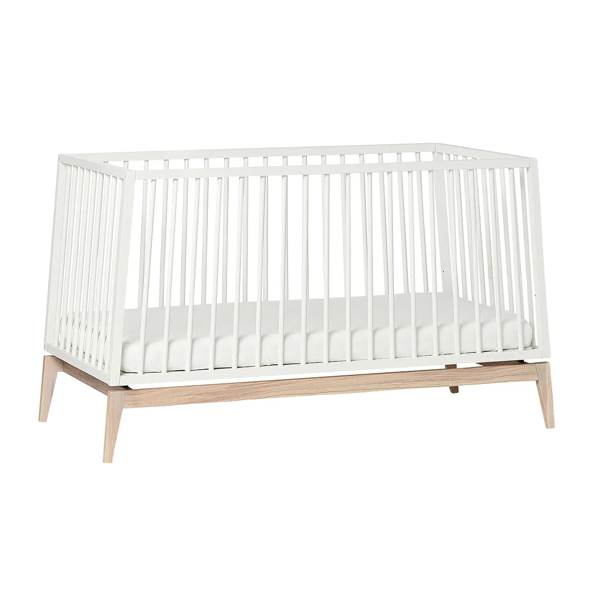 Leander® Luna™ Baby Bed wo. mattress 140x70 cm White/Oak
