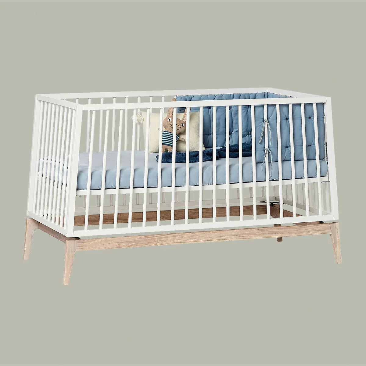 Leander® Luna™ Baby Bed wo. mattress 140x70 cm White/Oak - Image 2