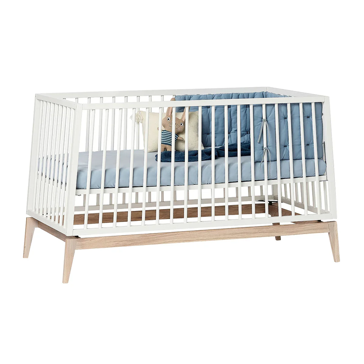 Leander® Luna™ Baby Bed wo. mattress 140x70 cm White/Oak - Image 3