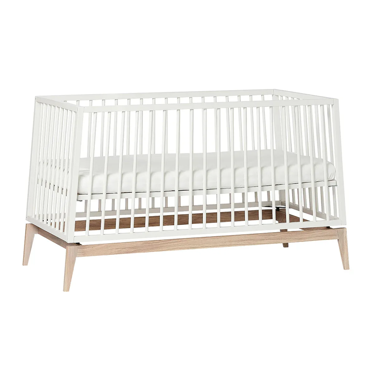 Leander® Luna™ Baby Bed wo. mattress 140x70 cm White/Oak - Image 4
