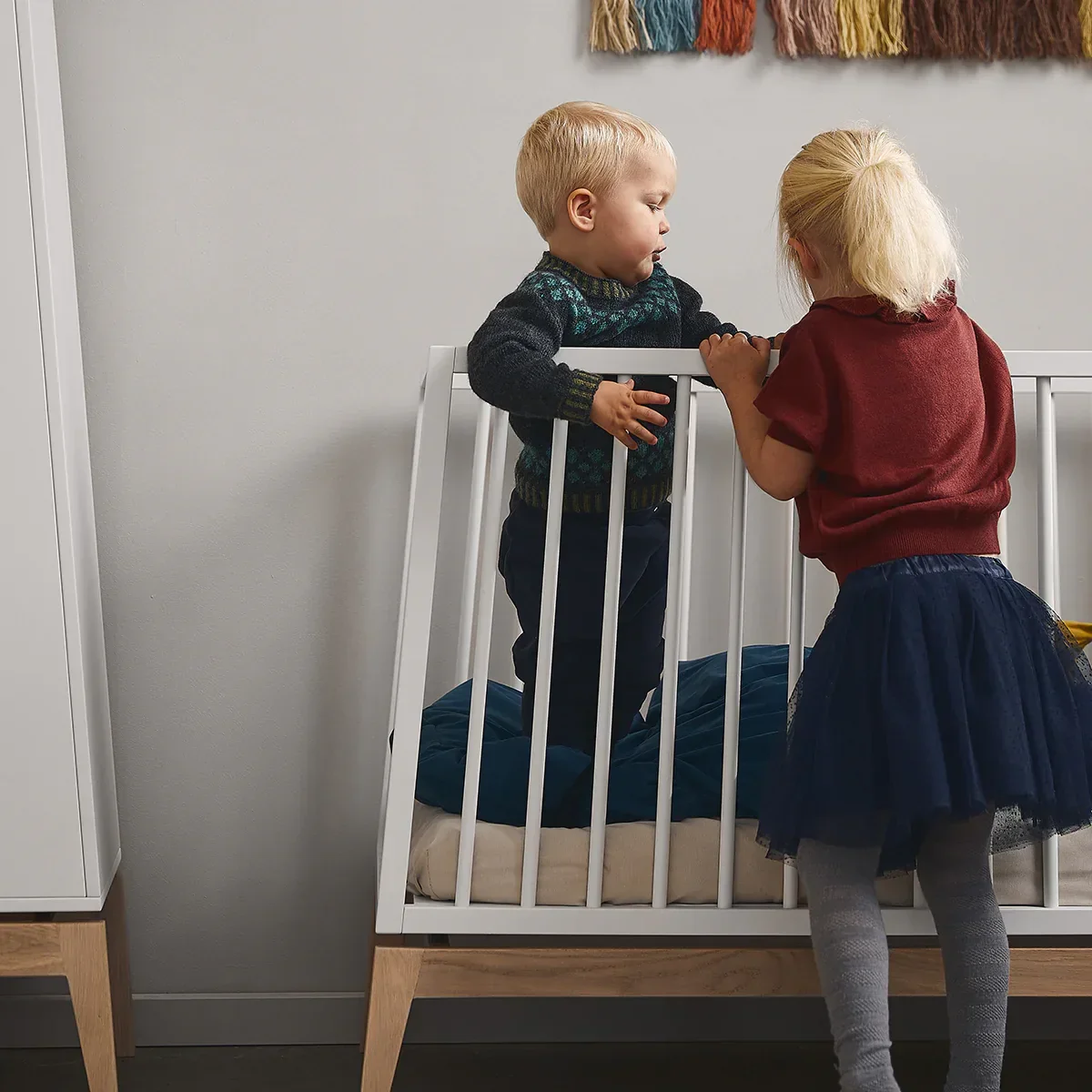 Leander® Luna™ Baby Bed wo. mattress 140x70 cm White/Oak - Image 6