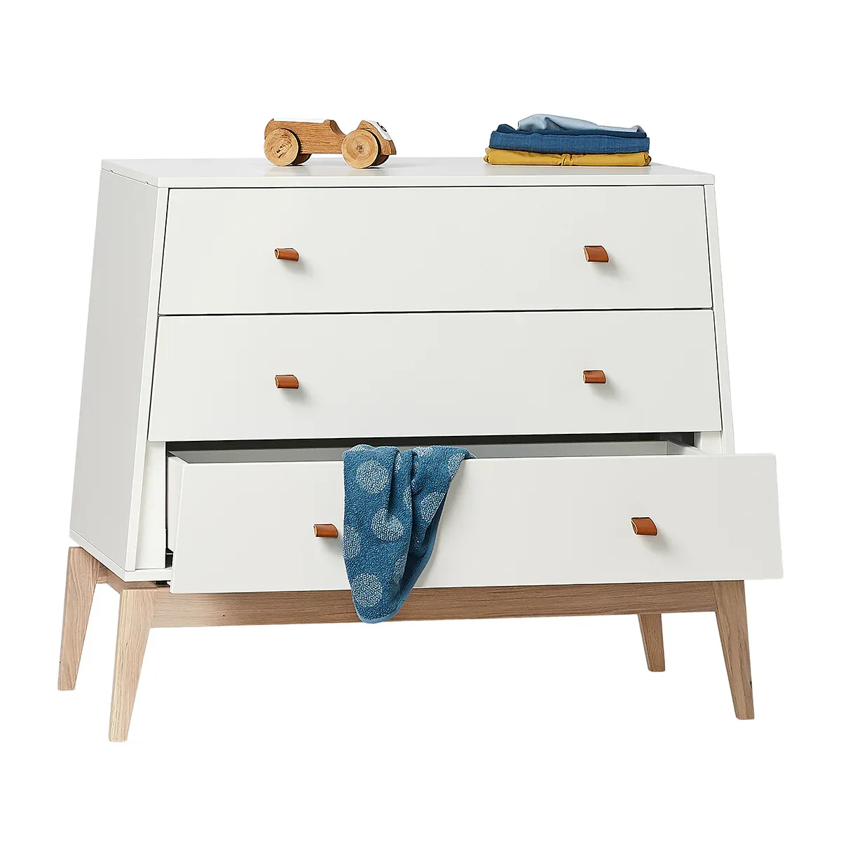 Leander® Luna™ Dresser, White/Oak - Image 3