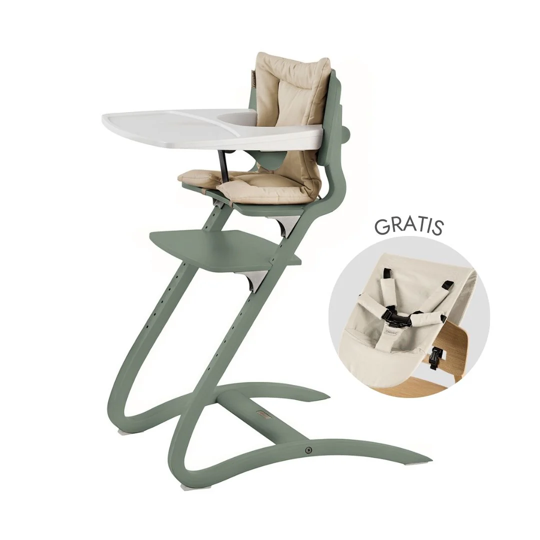 Leander® Otroški stol za hranjenje 4v1 Louie™ Sage Green