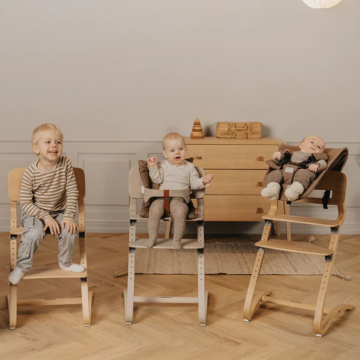 Leander® Highchair Louie™ wo. Safety Bar Beech Natural - Image 4