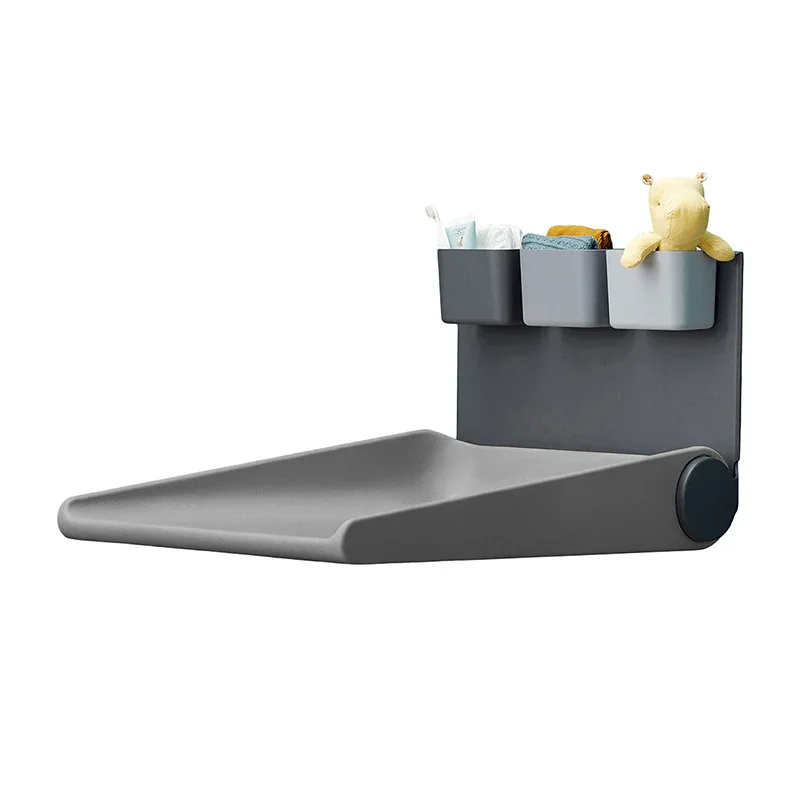 Leander® Wally™ Wall mounted changing table Dusty Grey - Image 5