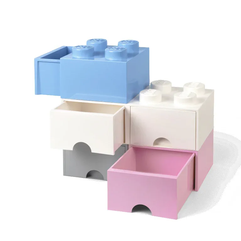 Lego® Storage Box with Drawers 4 Dark Grey - Image 4