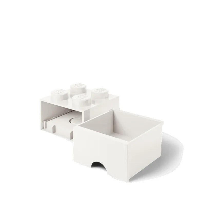 Lego® Storage Box with Drawers 4 White - Image 3
