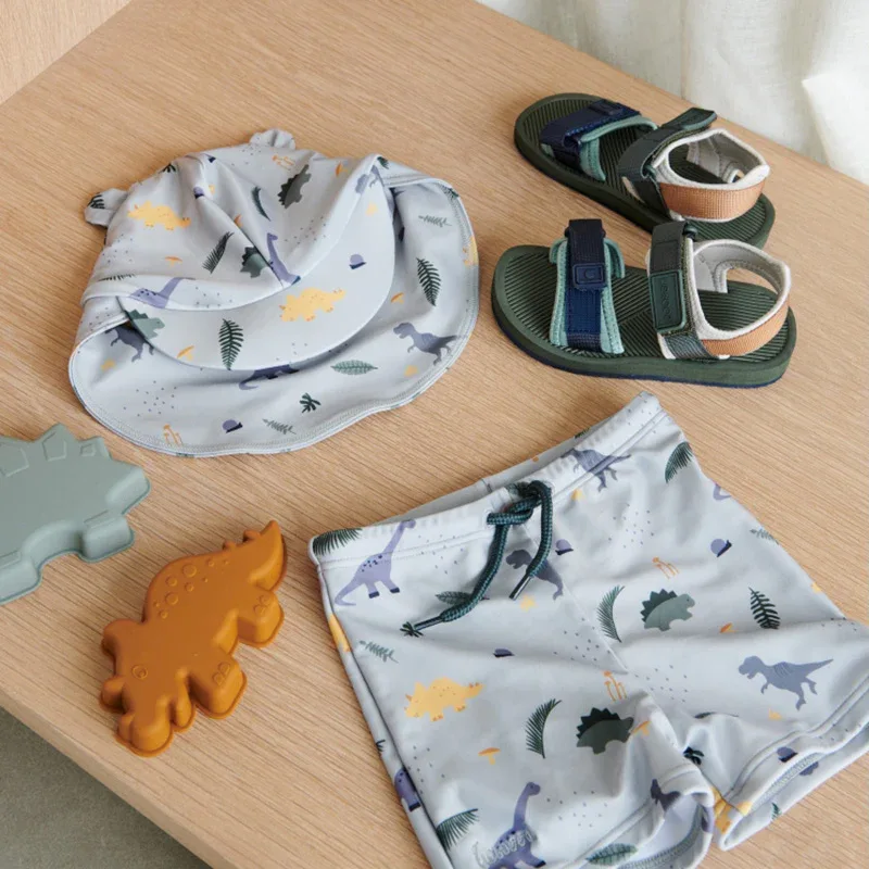 Liewood® Otto baby boy Swim pants Seersucker Safari Sandy Mix - Image 3