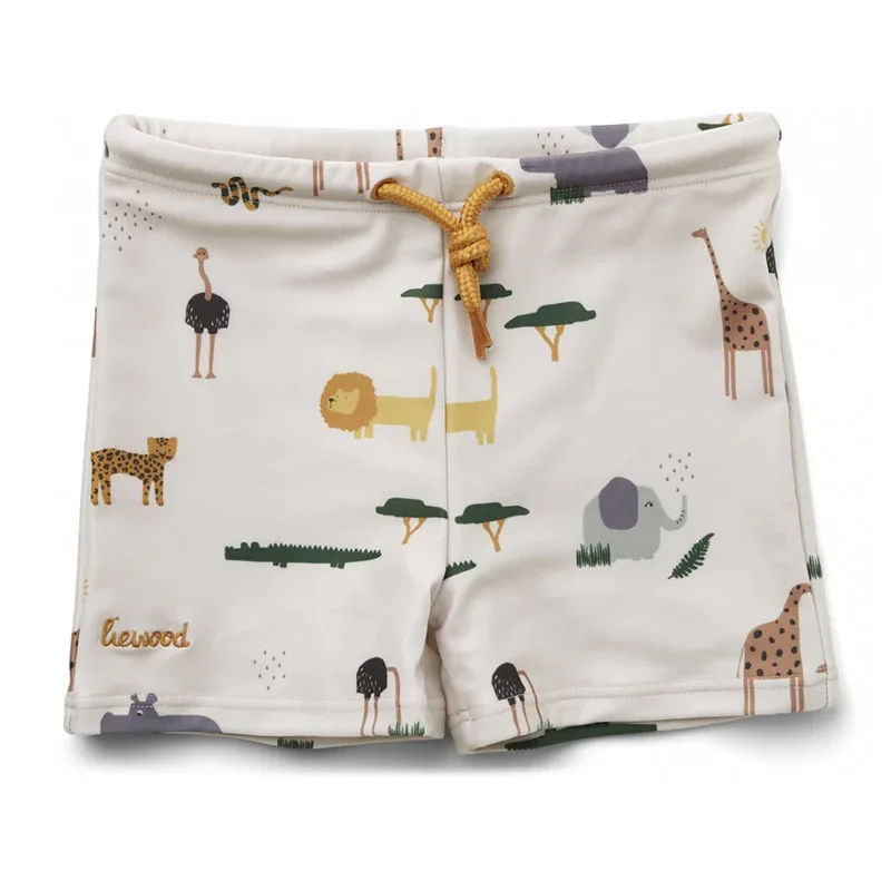 Liewood® Otto baby boy Swim pants Seersucker Safari Sandy Mix - Image 6
