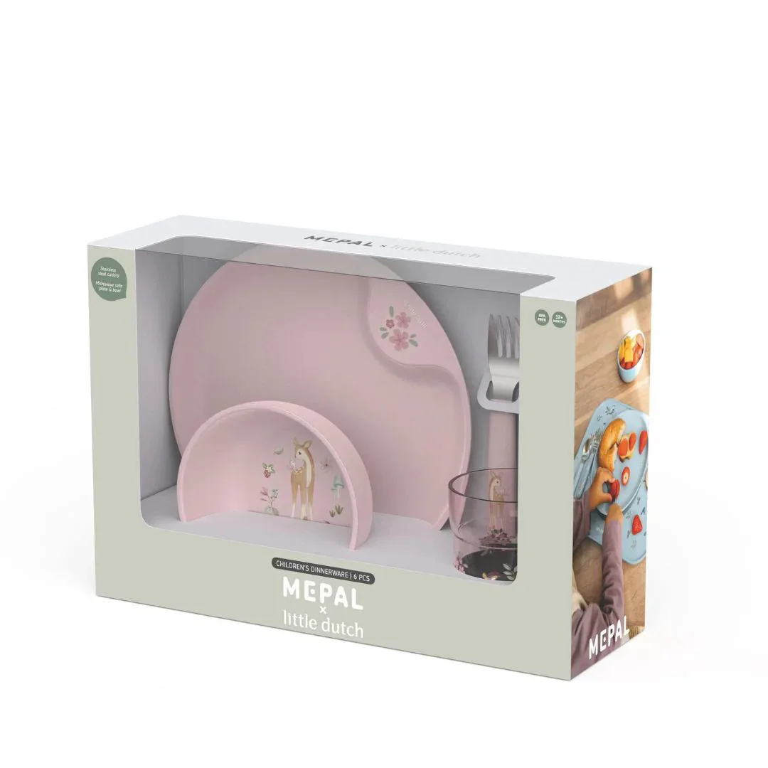 Little Dutch® 6-piece tableware set Fairy Garden - Image 2