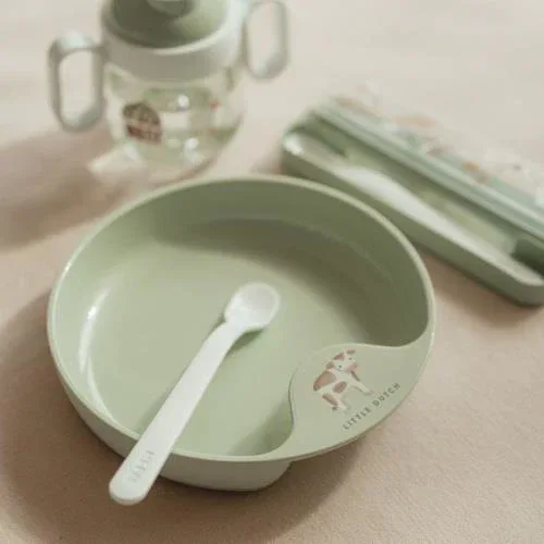 Little Dutch® Baby dinnerware 3-piece set Little Farm - Image 2