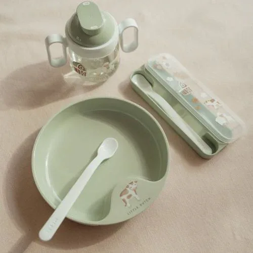 Little Dutch® Baby dinnerware 3-piece set Little Farm - Image 3