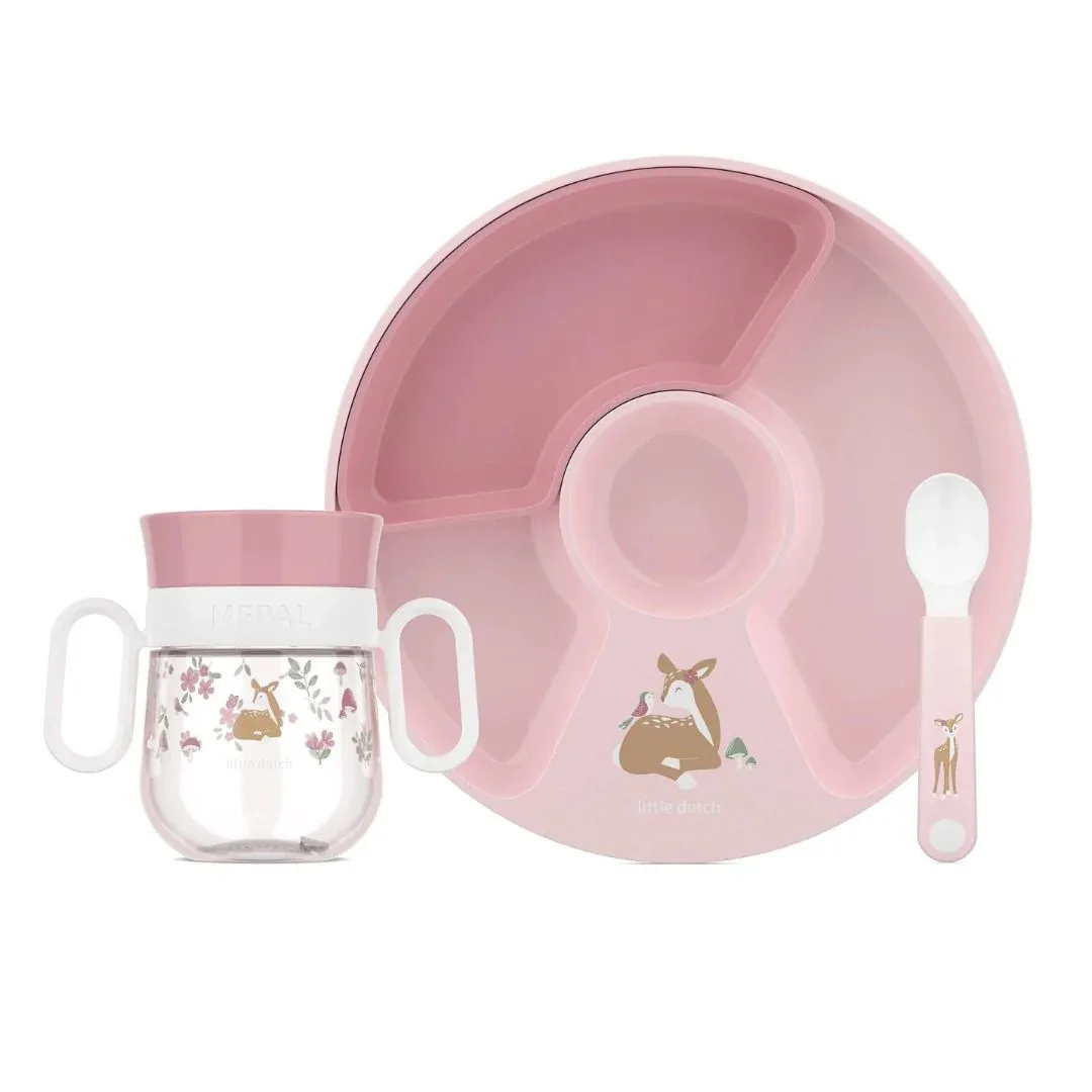 Little Dutch® Baby tableware 3-piece set Fairy Garden - Image 2