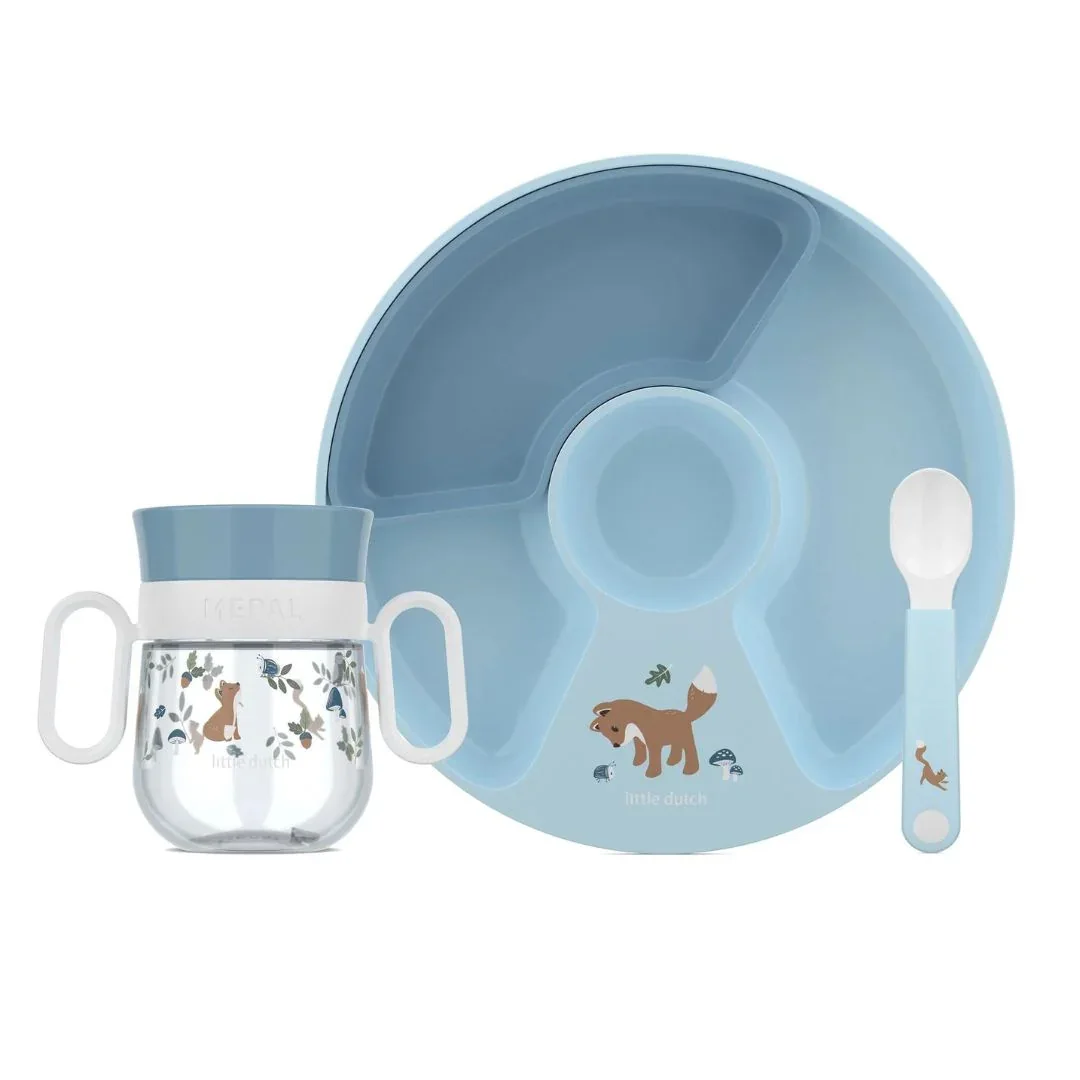 Little Dutch® Baby tableware 3-piece set Forest Friends - Image 2