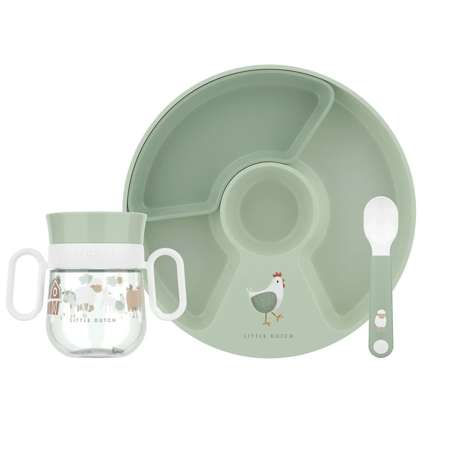 Little Dutch® Baby tableware 3-piece set Little Farm