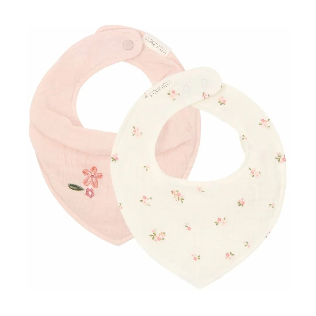 Little Dutch® Bandana bib Fairy Blossom & Blossom 2 pcs