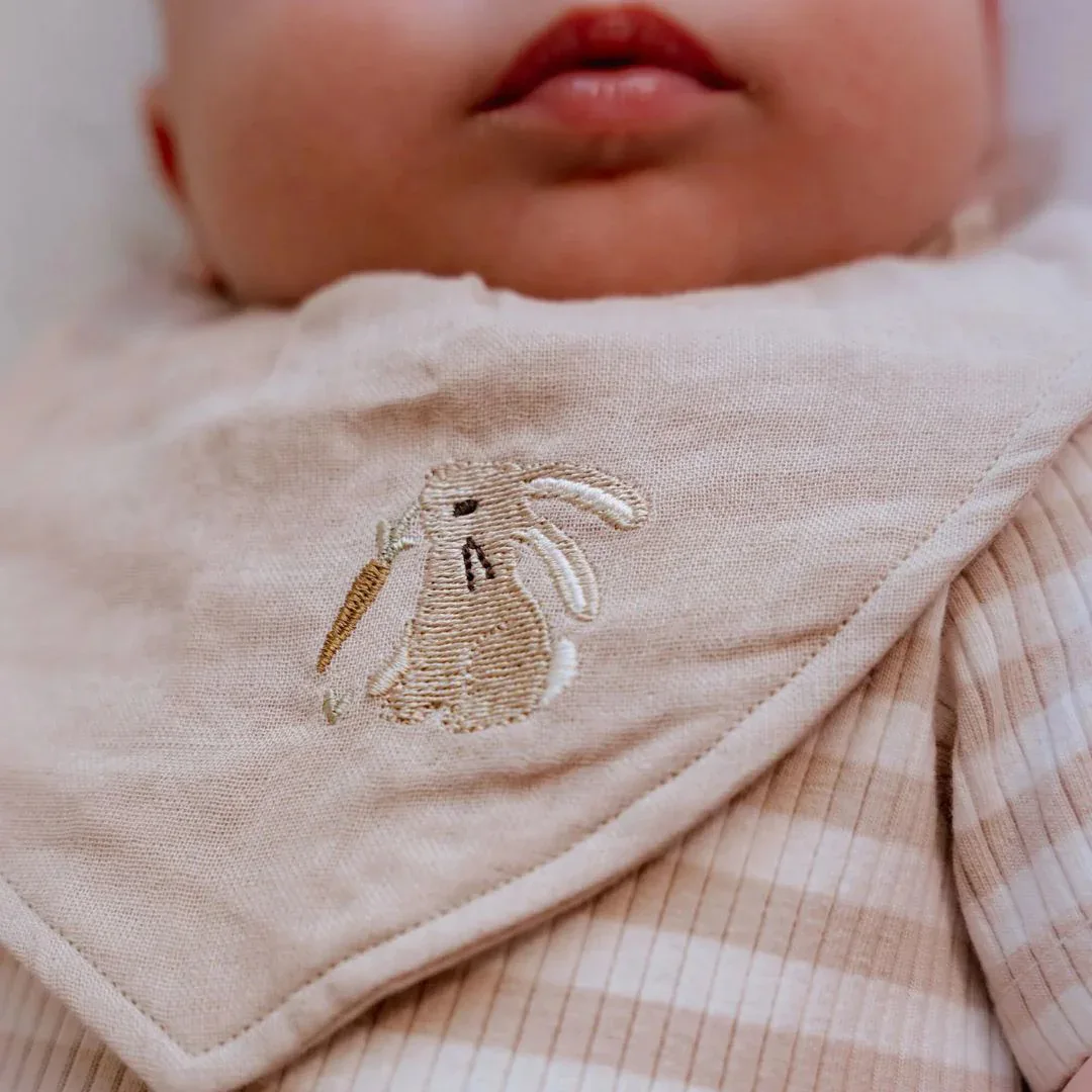 Little Dutch® Bandana bib Little Goose 2 pcs - Image 4