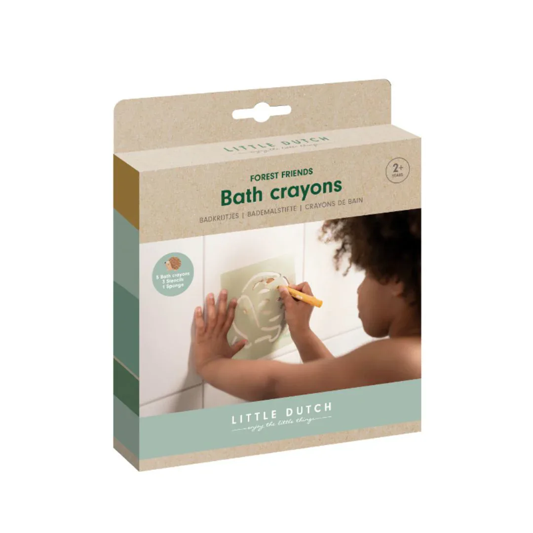 Little Dutch® Bathcrayons with sponge and stencils - Image 2