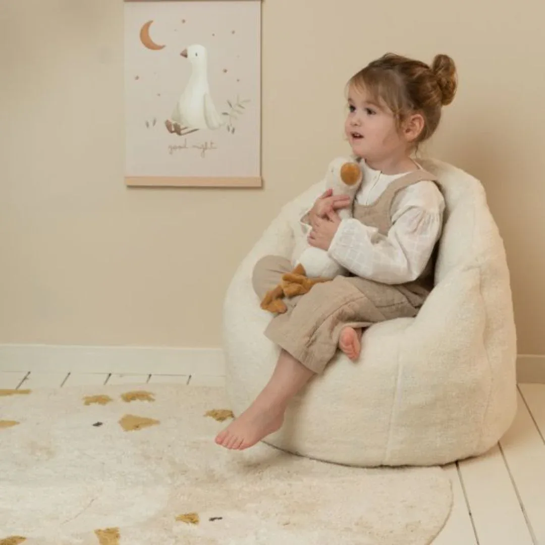 Little Dutch® Beanbag Armchair Soft White - Image 3