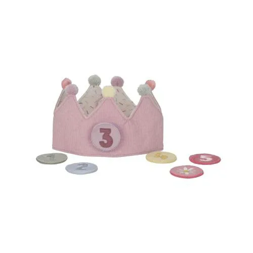 Little Dutch® Birthday crown with numbers Pink - Image 3