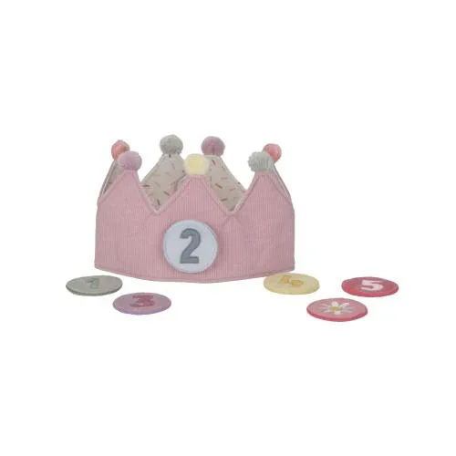 Little Dutch® Birthday crown with numbers Pink - Image 4