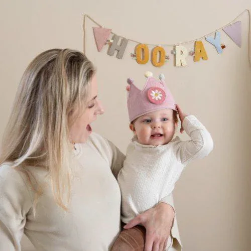 Little Dutch® Birthday crown with numbers Pink - Image 7