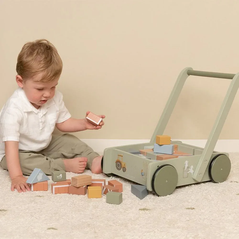 Little Dutch® Block Trolley Little Farm - Image 2