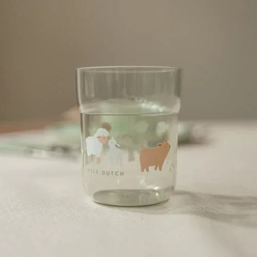 Little Dutch® Children's glass 250 ml Little Farm - Image 3