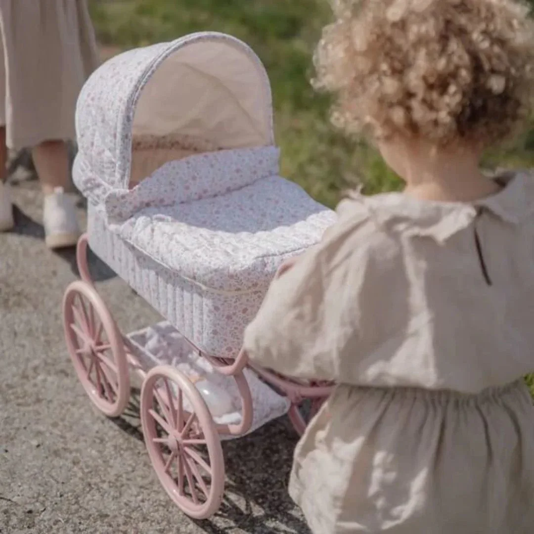 Little Dutch® Classic Doll Pram Soft Flowers - Image 4