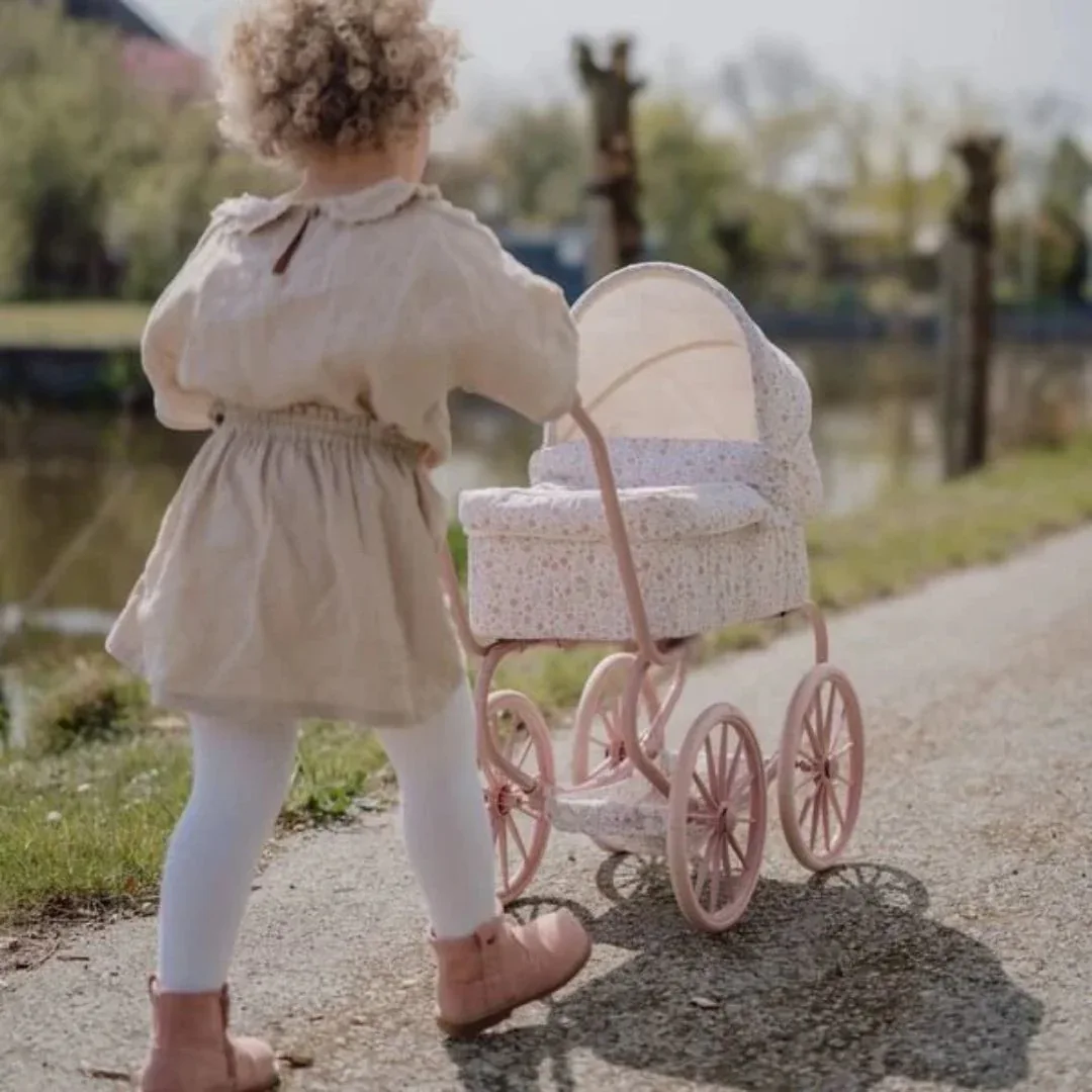 Little Dutch® Classic Doll Pram Soft Flowers - Image 5