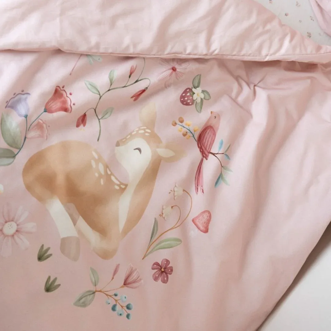 Little Dutch® Cot duvet cover Blossom 140x100 - Image 4