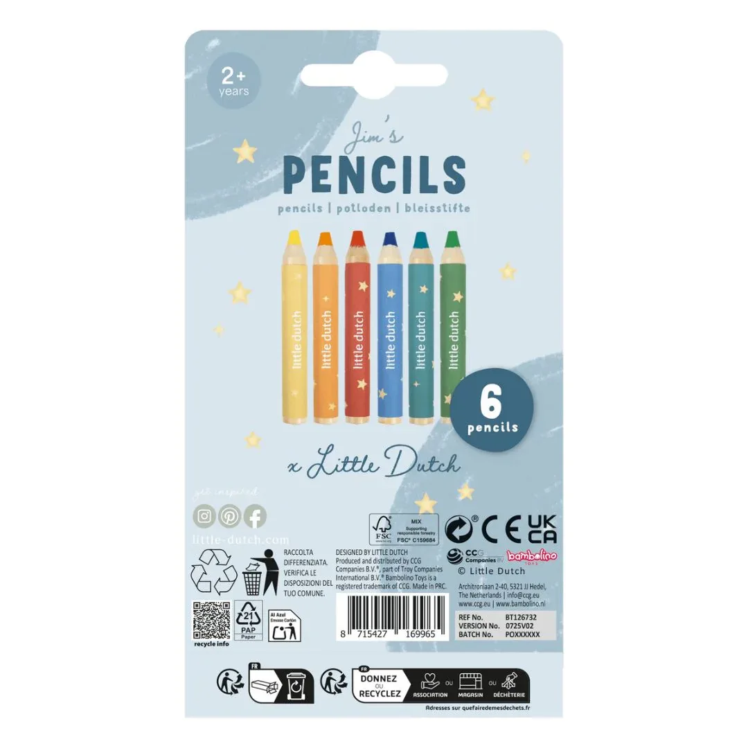 Little Dutch® Creative Crayons Jim & Friends - Image 3