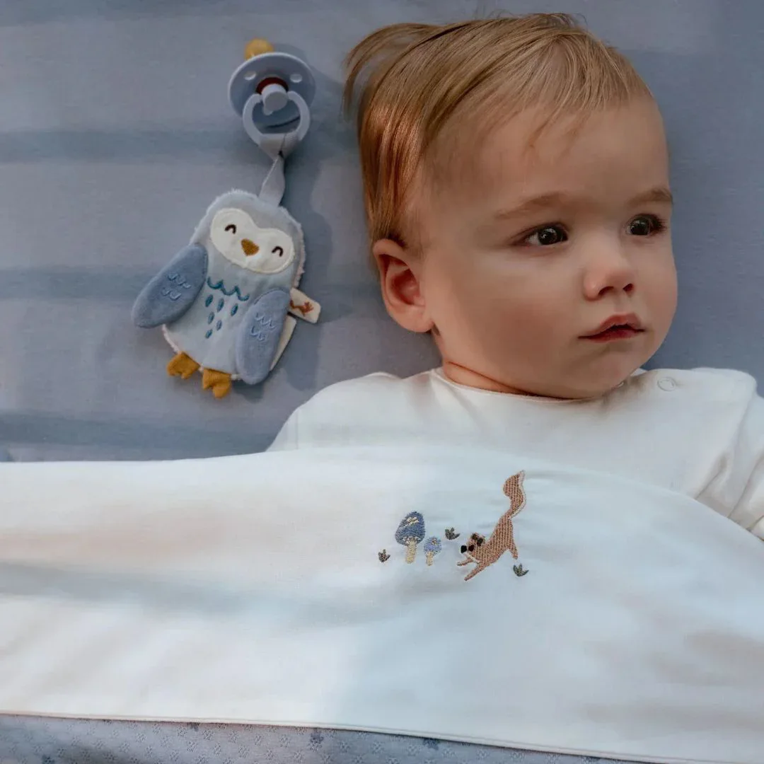 Little Dutch® Cuddle Cloth and Pacifier Holder Forest Friends - Image 4