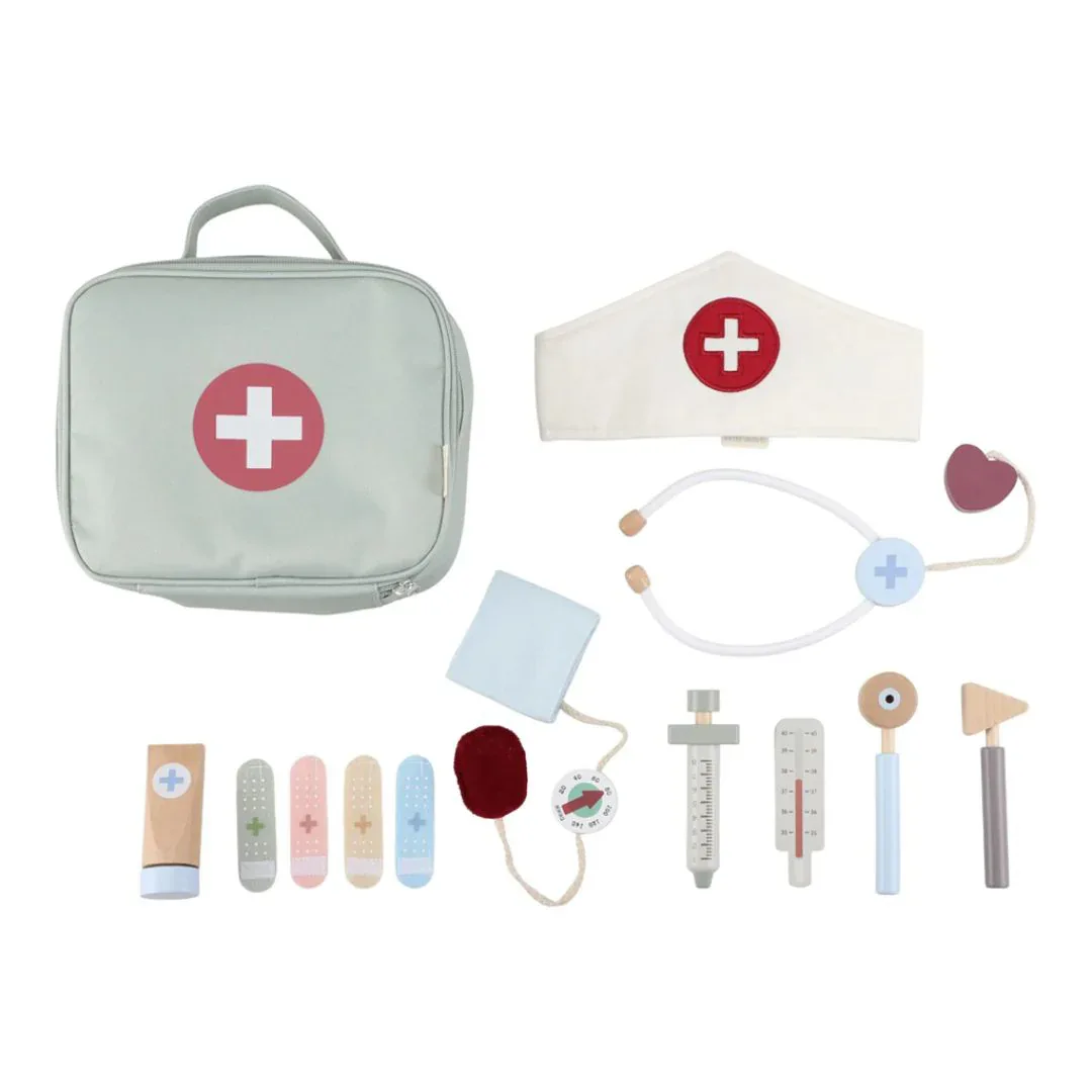Little Dutch® Doctor's bag playset Green - Image 2