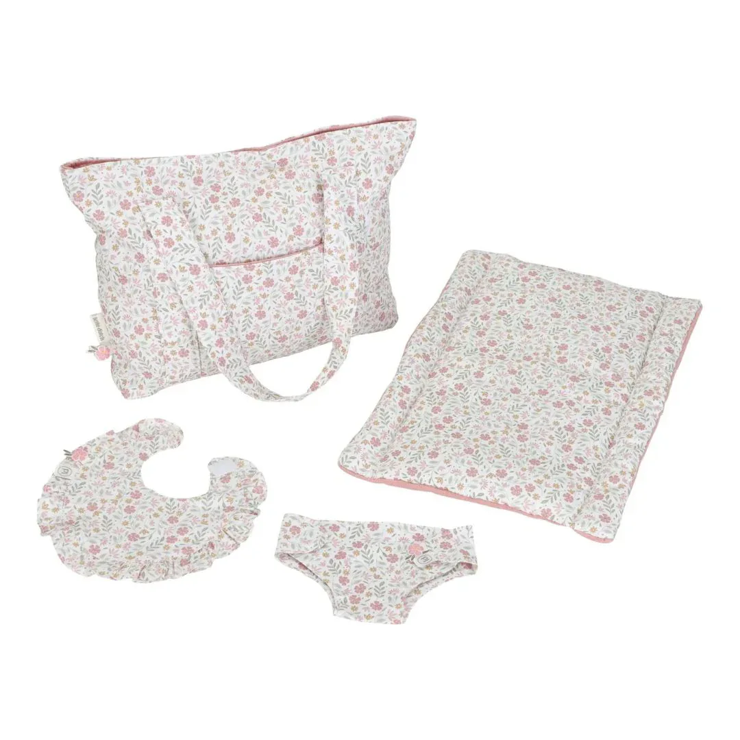 Little Dutch® Doll Changing Bag Soft Flowers - Image 2