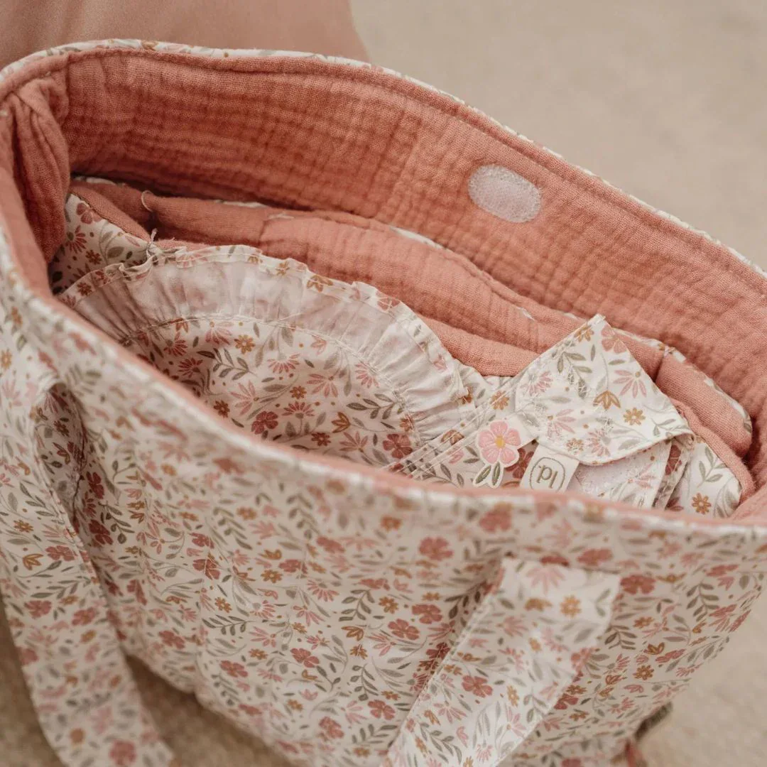 Little Dutch® Doll Changing Bag Soft Flowers - Image 3