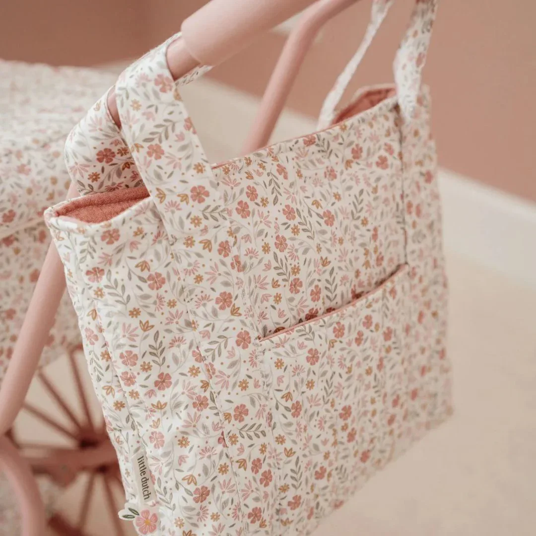 Little Dutch® Doll Changing Bag Soft Flowers - Image 7
