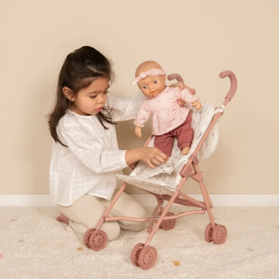 Little Dutch® Doll stroller White Meadows - Image 3