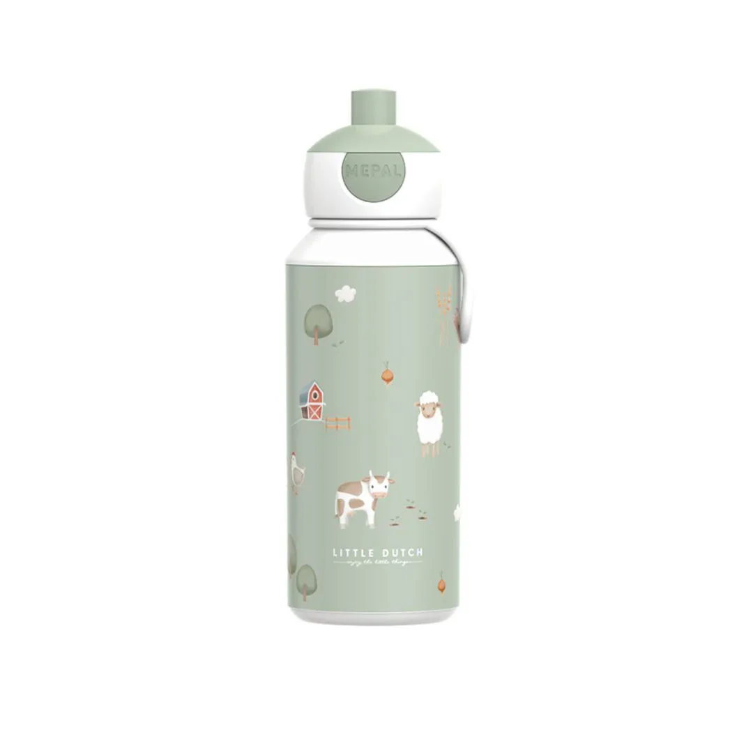 Little Dutch® Drinking bottle pop-up Little Farm 400ml