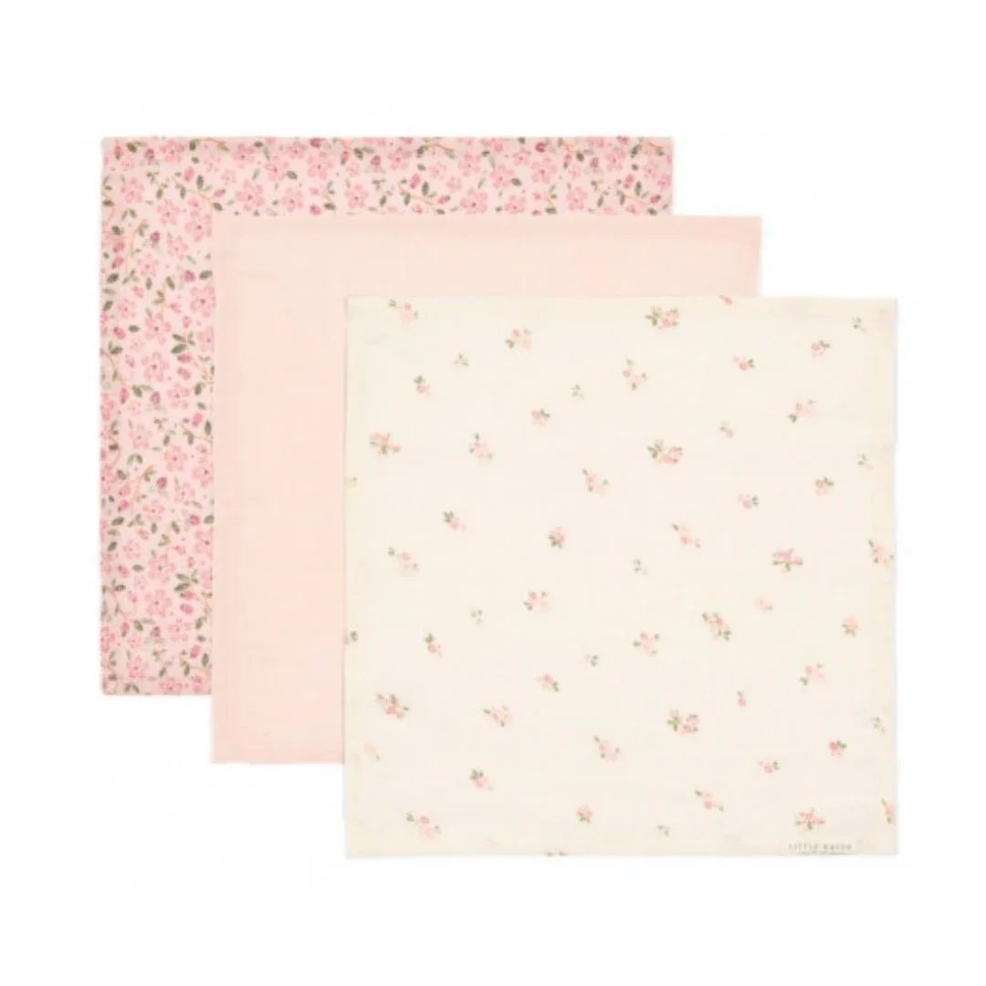Little Dutch® Facecloths set muslin Fairy Garden 25x25