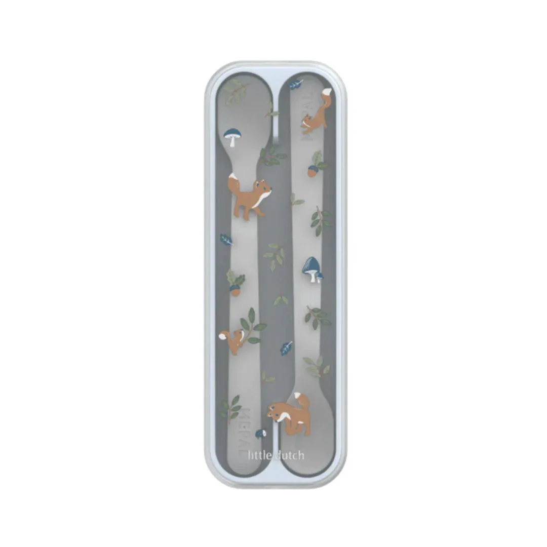 Little Dutch® Feeding spoon set of 2 Forest Friends - Image 2