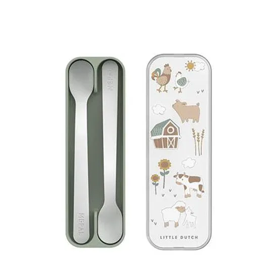 Little Dutch® Feeding spoon set of 2 Little Farm