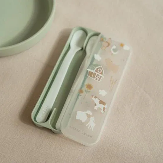 Little Dutch® Feeding spoon set of 2 Little Farm - Image 3