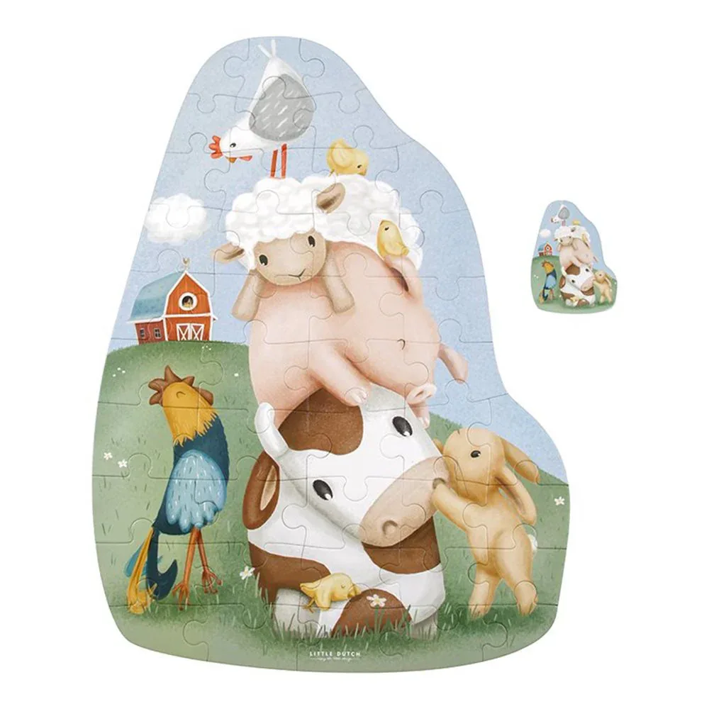 Little Dutch® Floor Puzzle Little Farm XL - Image 2