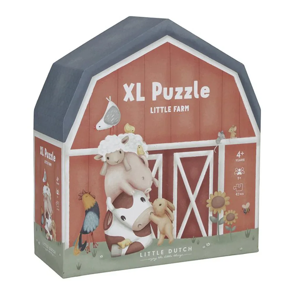 Little Dutch® Floor Puzzle Little Farm XL - Image 3