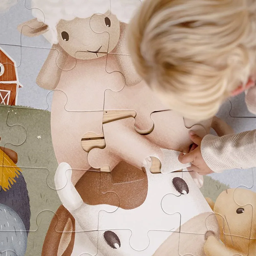 Little Dutch® Floor Puzzle Little Farm XL - Image 4